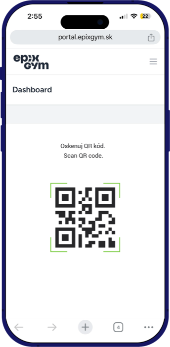 Oskenuj QR kód
